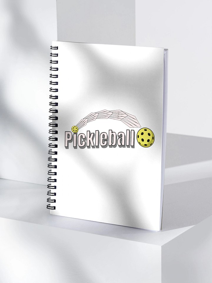 Pickleball Swoosh Passion Spiral Notebook product image (1)