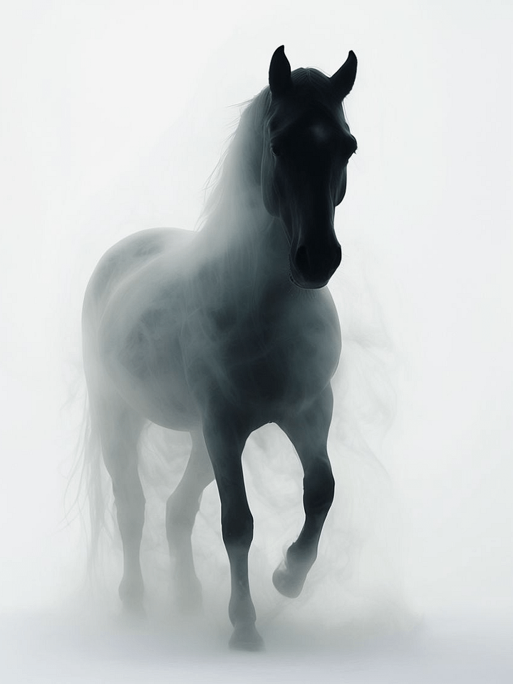 Misty Equine Elegance Framed Poster product image (1)
