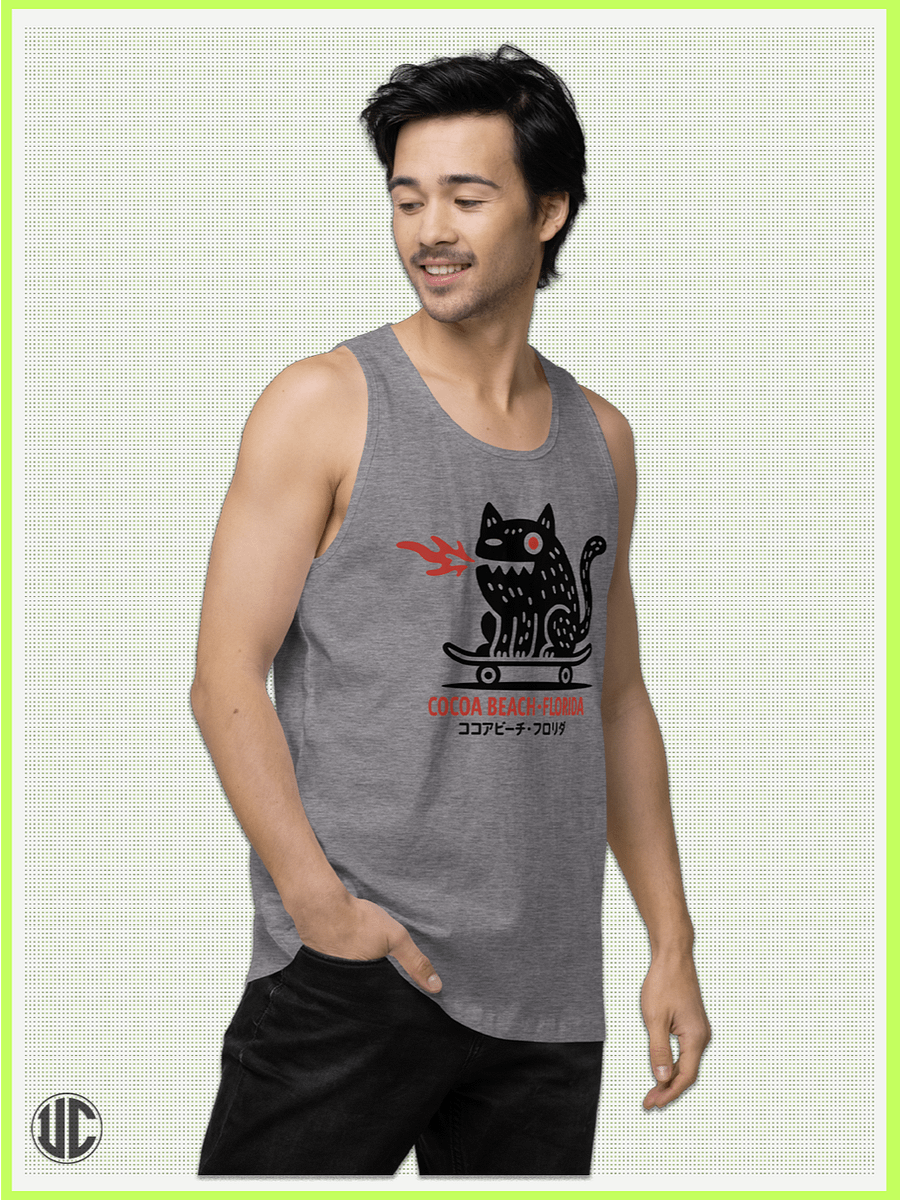 Cocoa Beach Skater – Men’s Tank Top product image (3)
