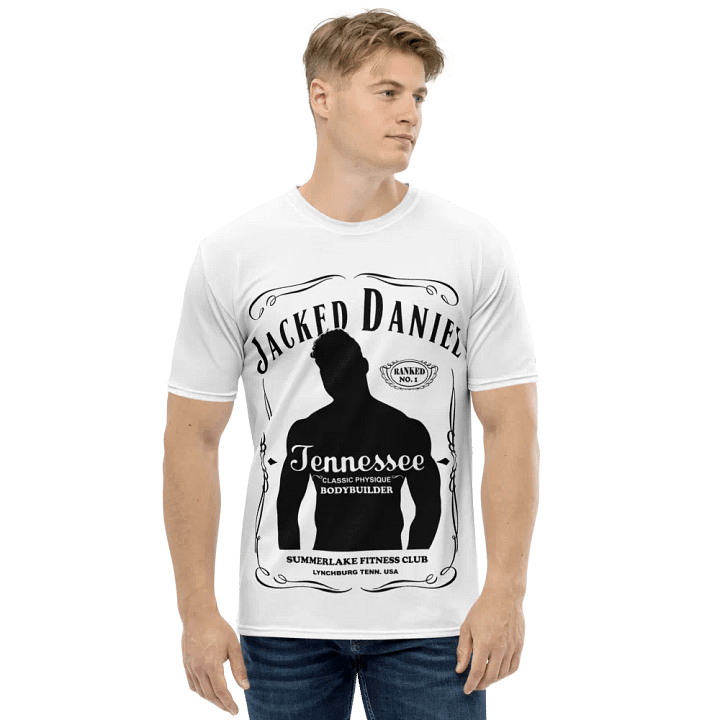 Jacked Daniel Large Print T-shirt product image (2)