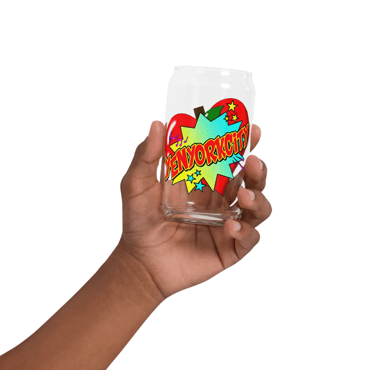 YenYorkCity Comic Logo Can Glass product image (2)