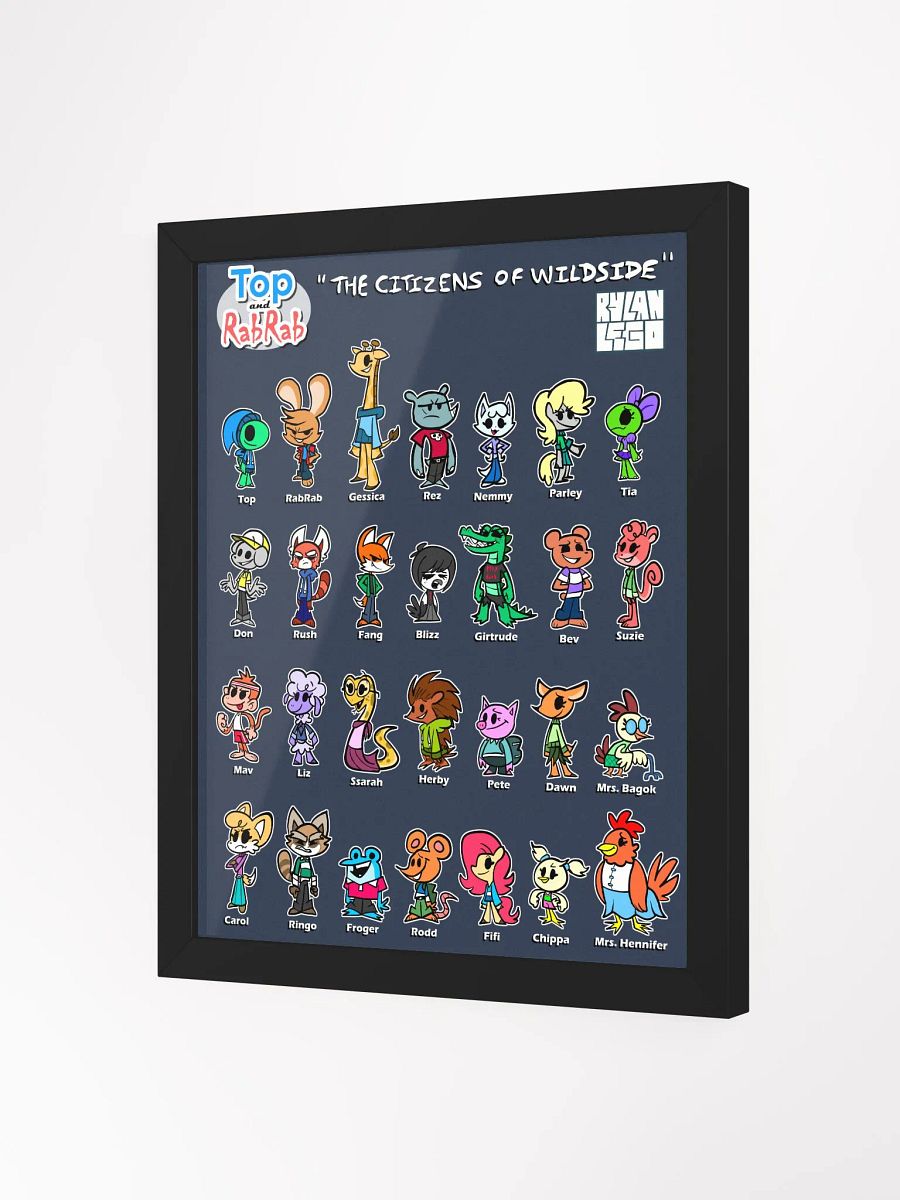 Top and RabRab Wildside Citizens Framed Poster product image (4)