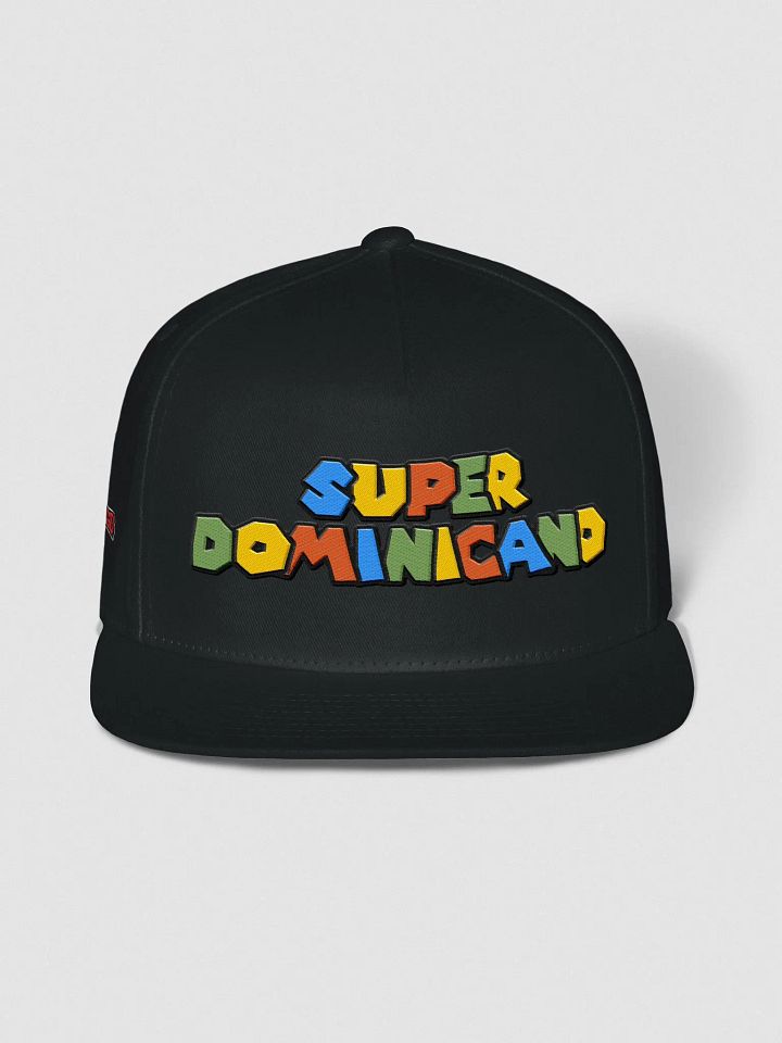 Flat Snapback Cap Super Dominicano product image (1)