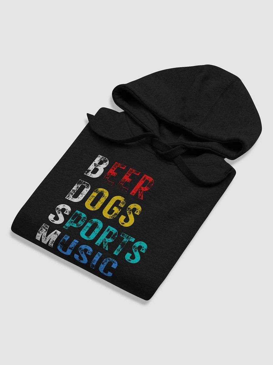 Beer Dogs Sports Music Hoodie – Fun Outrageous Gift product image (3)