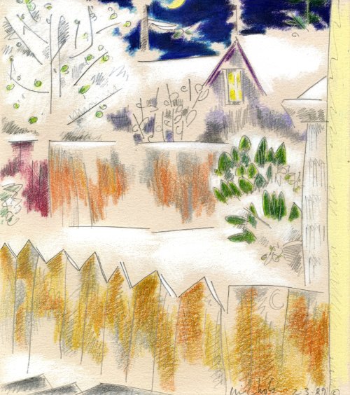 Snow on Fences 02.03.89 print product image (1)