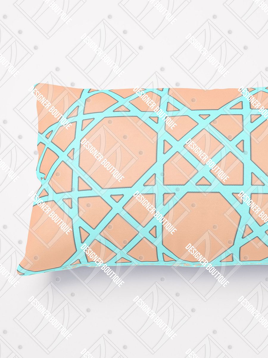 Tropical Mint Trellis Pillow product image (3)