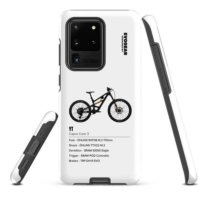 White YT Capra Core 3 Samsung Case product image (1)