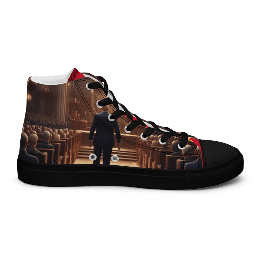 Donald in the Cathedral Womens High Tops product image (8)