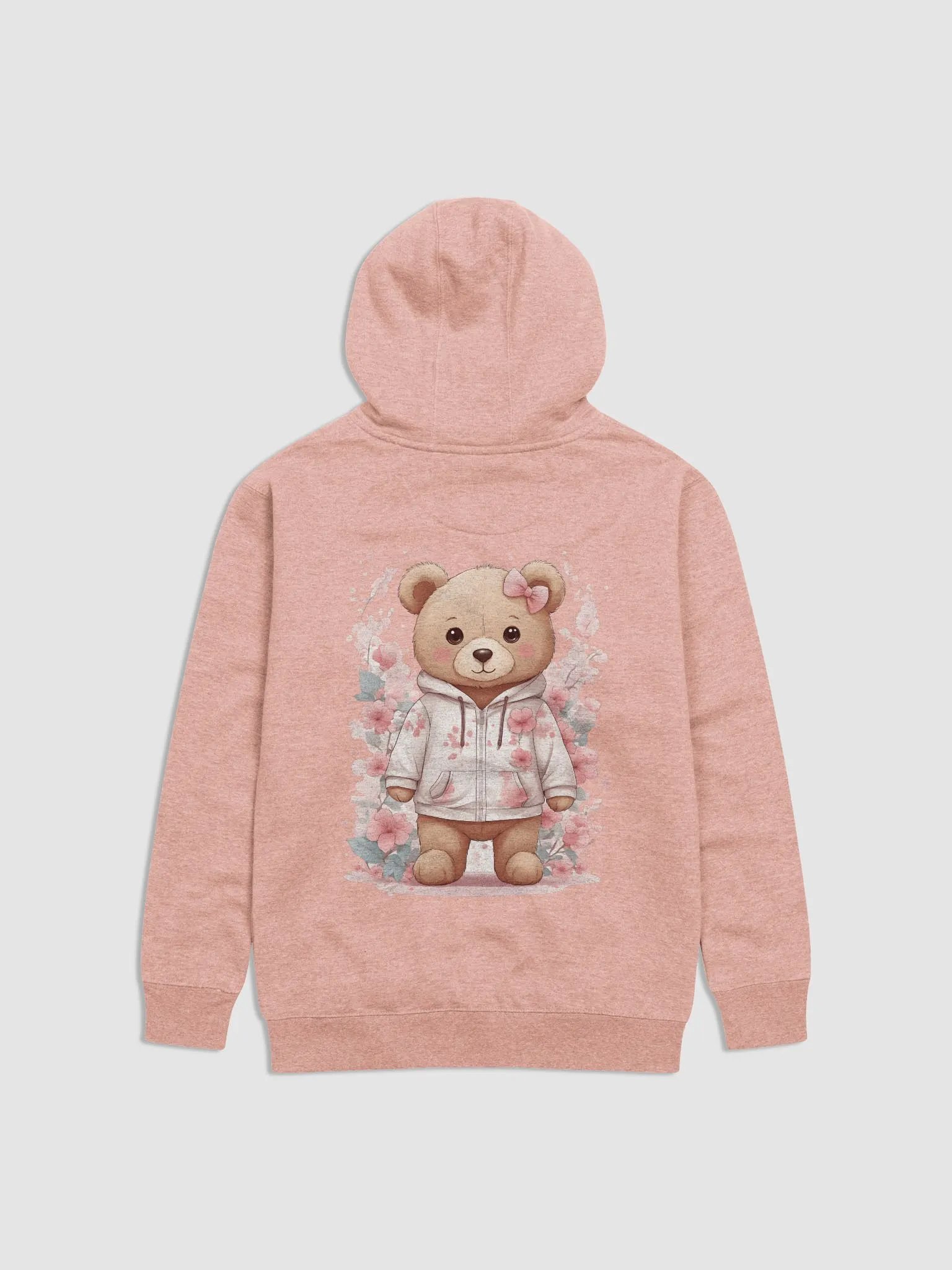 Floral Teddy Bear Unisex Hoodie product image (6)