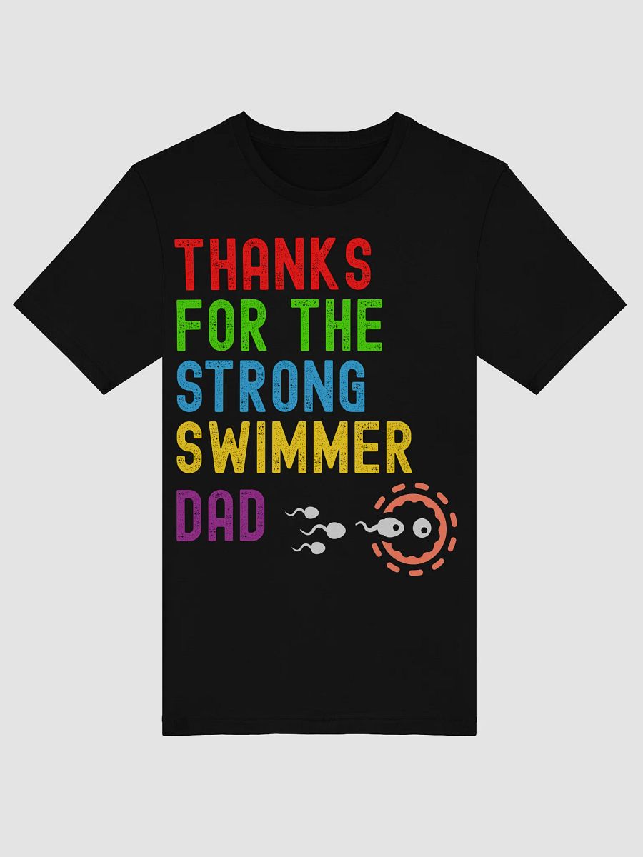 Colorful Graphic Swimmer Dad T-Shirt product image (9)