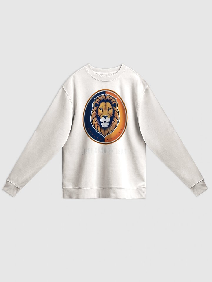 Sudadera unisex de peso medio teñida | LIBRE COMO UN LEÓN product image (1)