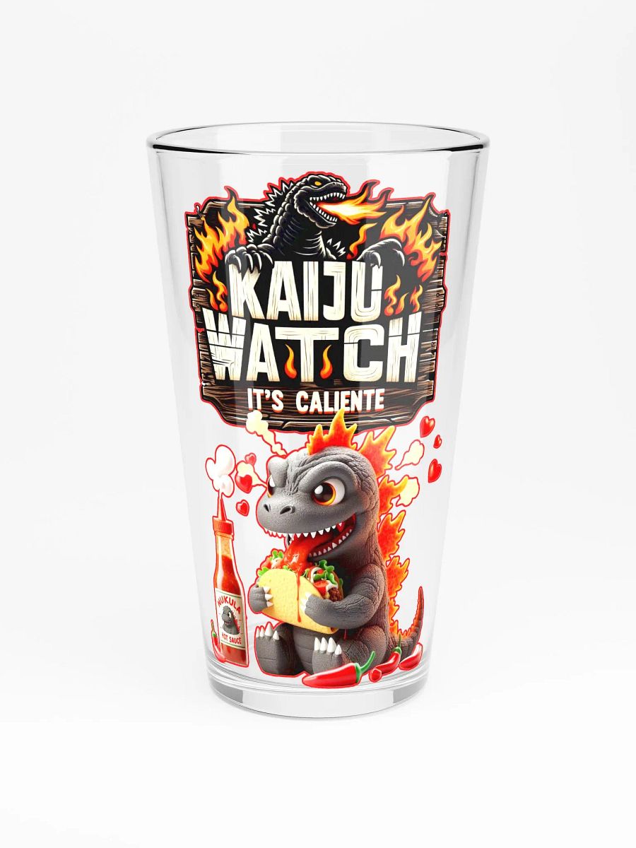Kaiju Watch It's Caliente Pint Glass product image (3)