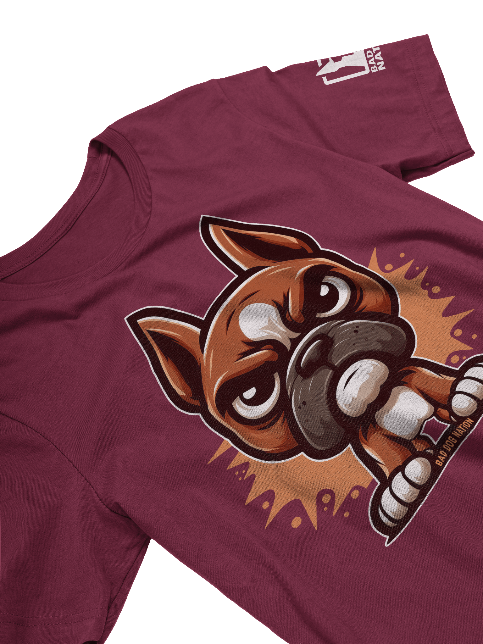 Boxer Angry Pup - Premium Unisex T-shirt product image (2)
