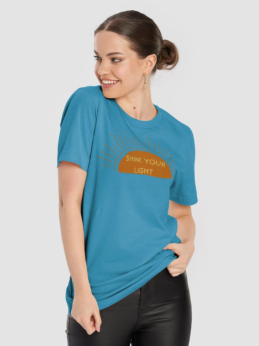 Shine Your Light Sun Illustration T-Shirt product image (64)