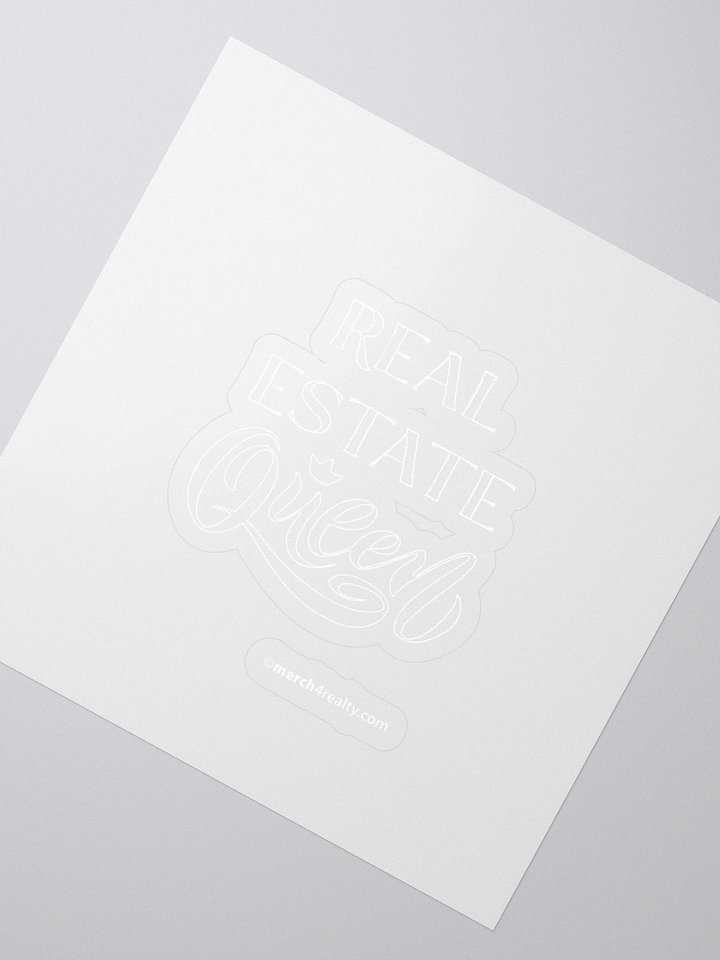 Real Estate Queen Kiss Cut Stickers product image (2)