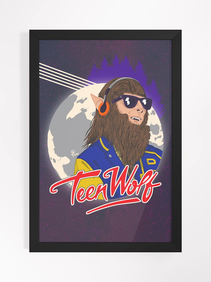 Teen Wolf Synth-Moon Framed 12x18 Art product image (2)
