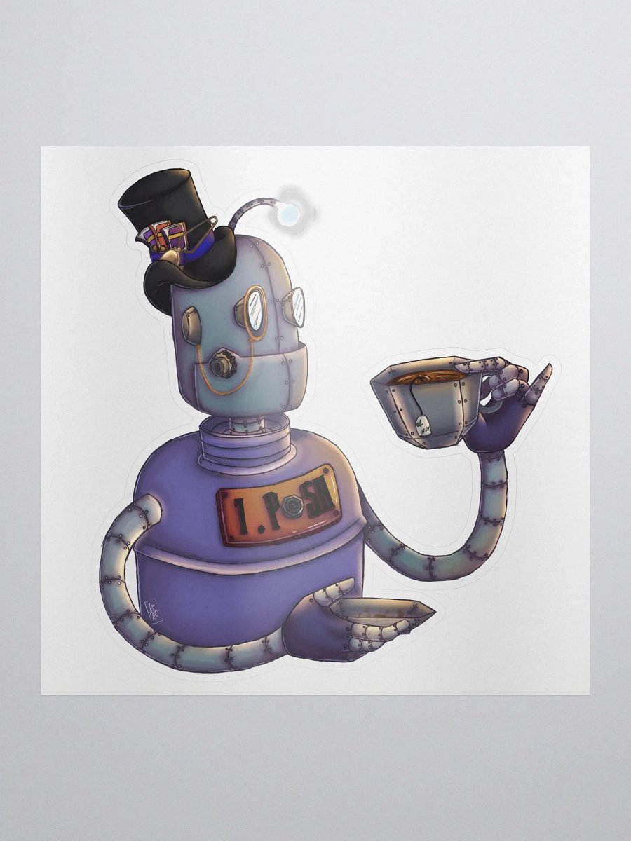 Tea Time Art Sticker product image (1)
