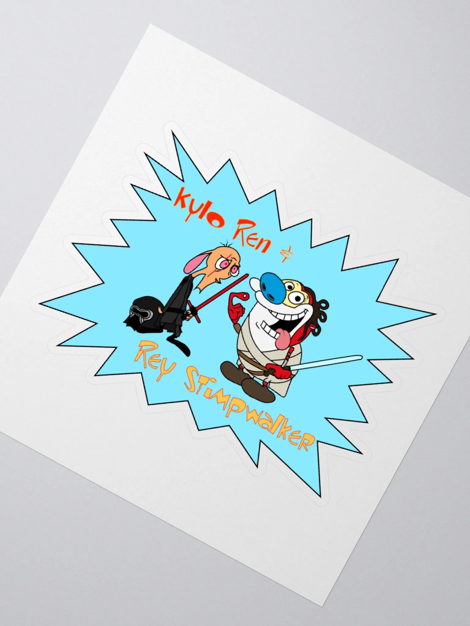 Kylo Ren & Rey Stimpwalker Sticker product image (6)