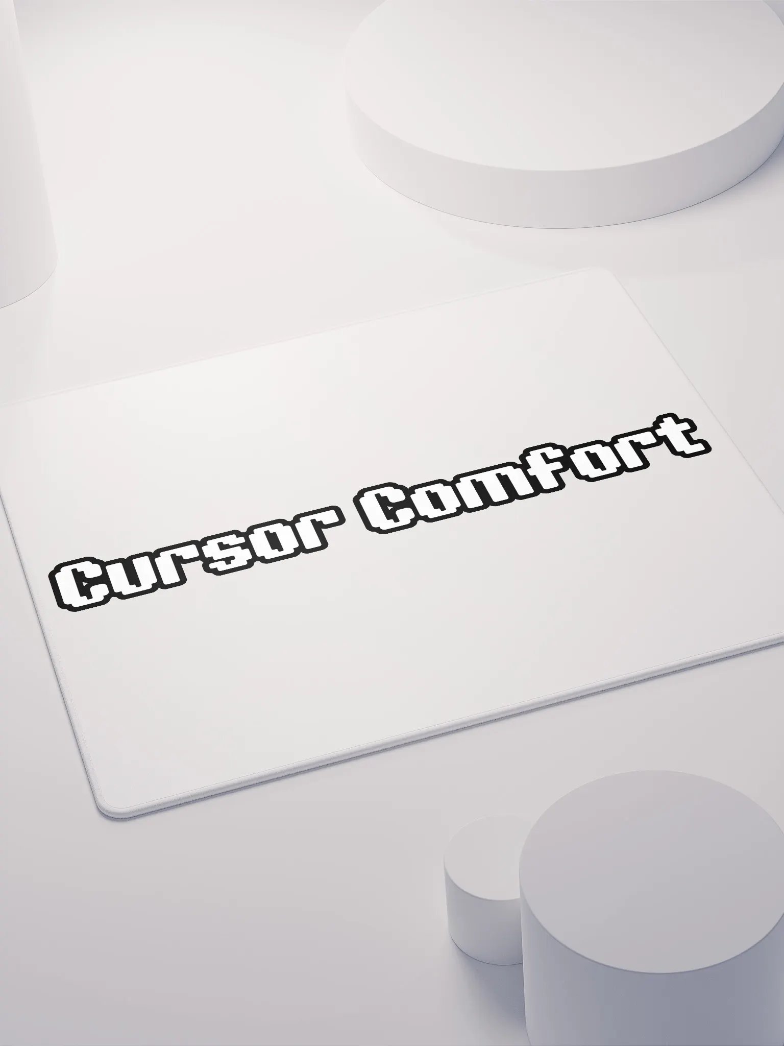 Cursor Comfort ( White Gaming pad & Desk Mat) product image (4)