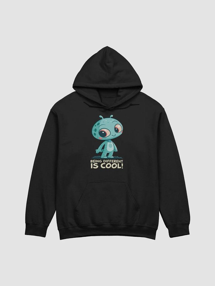 Being Different is Cool! Cozy Alien Hoodie product image (1)