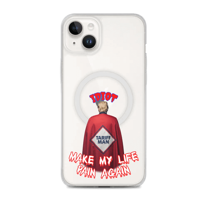 IDIOT TARIFF MAN iPhone® Clear Case product image (1)