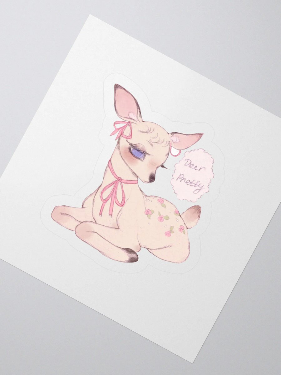 "Deer Pretty" Sticker product image (2)