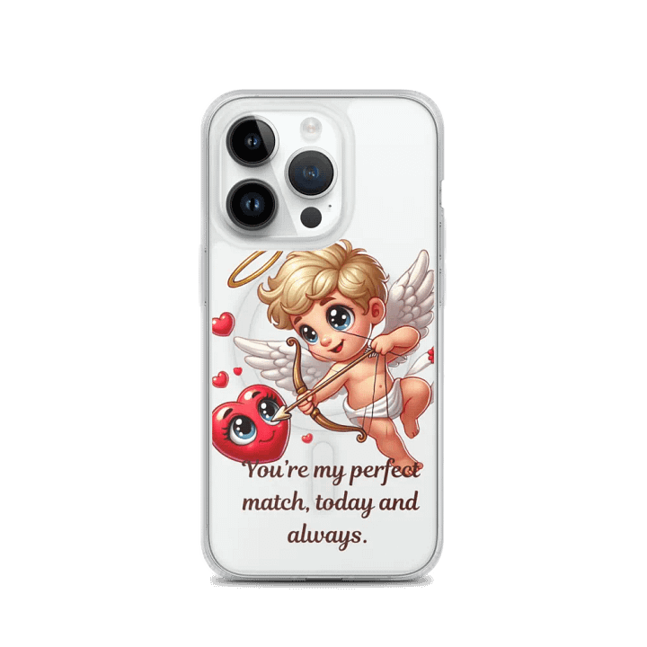 Cherub's Love Arrow iPhone® MagSafe® Clear Case product image (2)