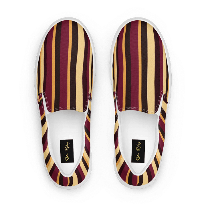 Burgundy Bliss Slip-On Canvas Shoes product image (1)