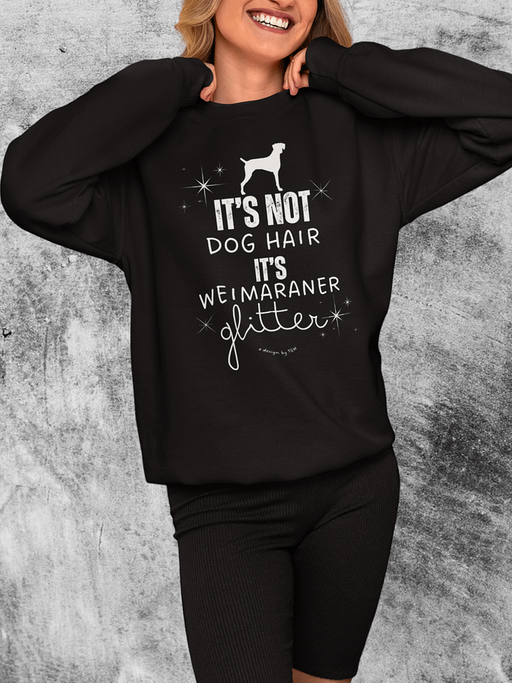 Weim Glitter - Cotton Heritage Premium Sweatshirt (white print) product image (1)