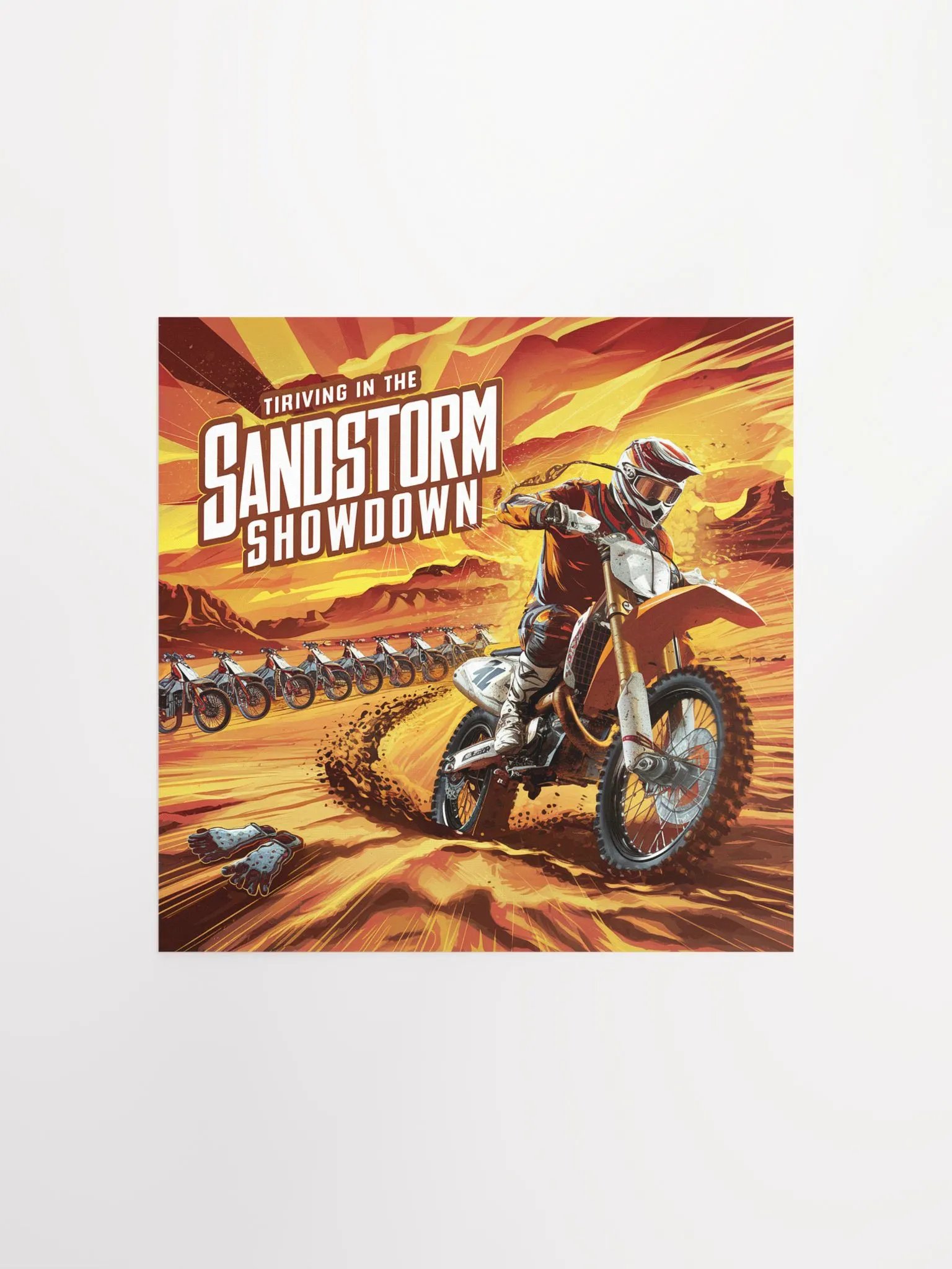 Thriving in the Sandstorm Showdown - Matte Poster product image (1)