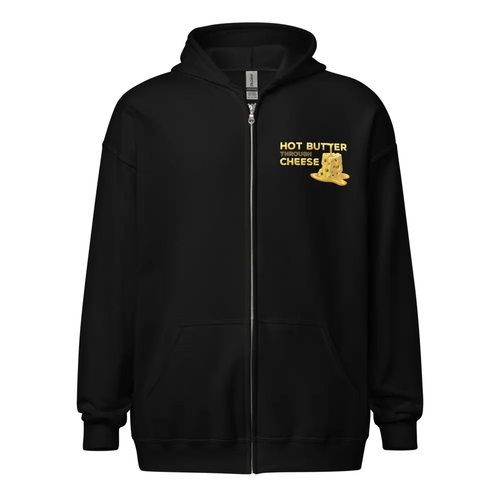 Hot Butter Through Cheese Zip Hoodie product image (1)