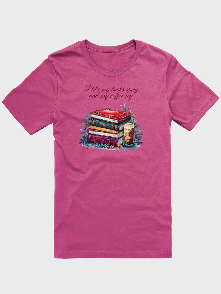 Floral Bookstack & Iced Coffee T-Shirt product image (11)