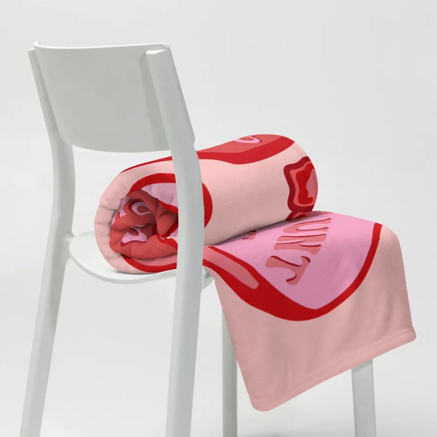 Candy Hearts Throw Blanket product image (8)