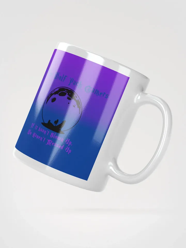 The Wolf Pack gamers Gaming Motto with Moon Mug product image (2)
