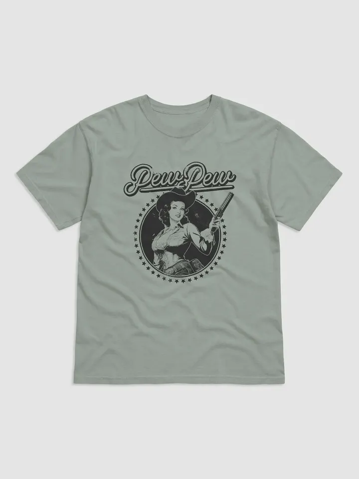 Pew Pew, Western Cowgirl Tee | Retro-Style Western T-Shirt for Travel and Road Trips product image (2)