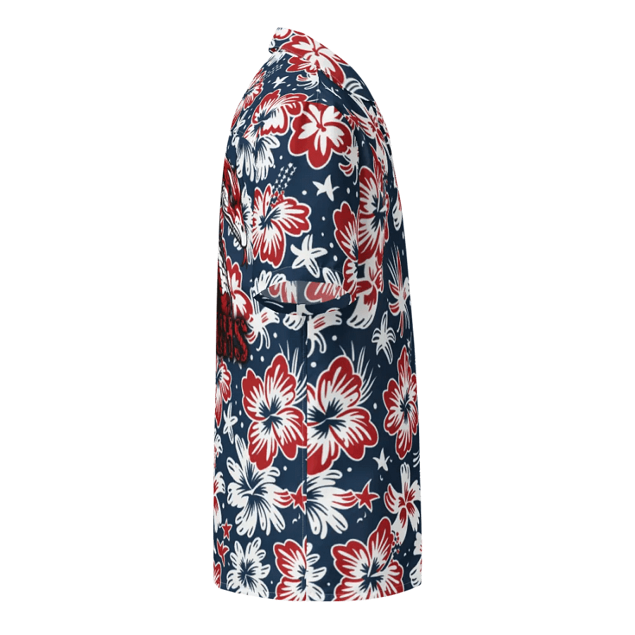 NEW! CoBruhs Red/White/Blue Hawaiian Shirt product image (4)