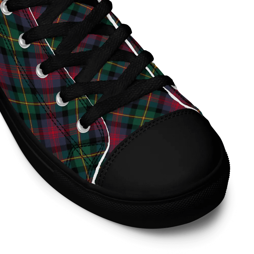 Logan Tartan Men's High Top Shoes product image (11)