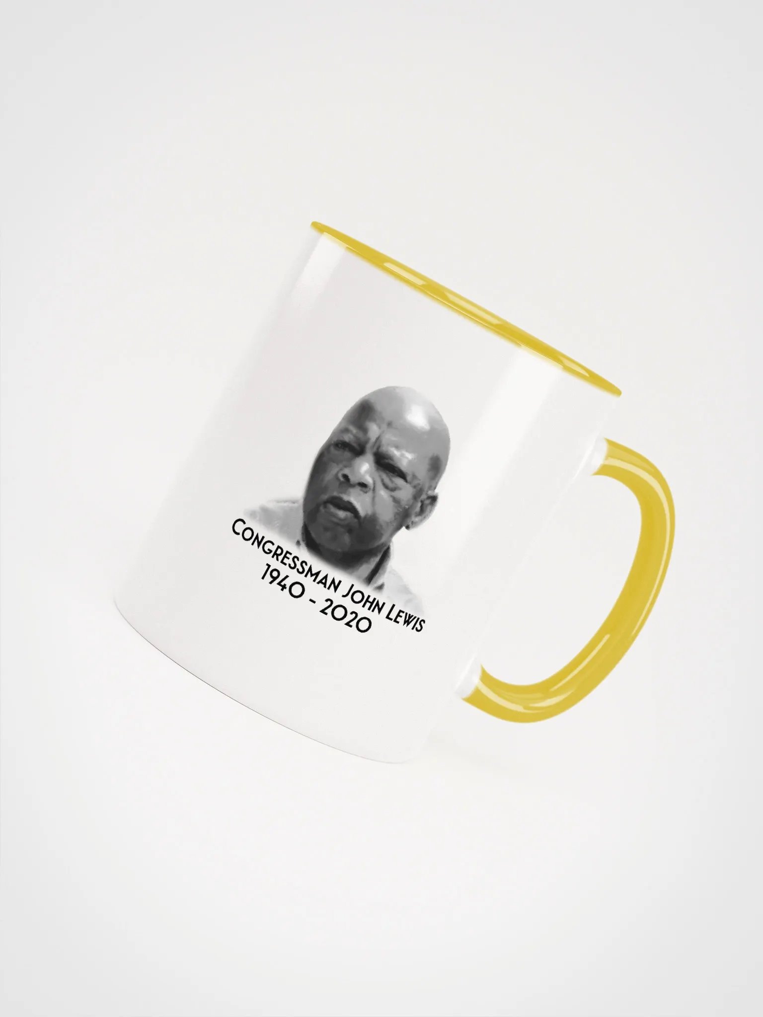 Good Trouble, Yellow Accent Mug 11 oz product image (2)