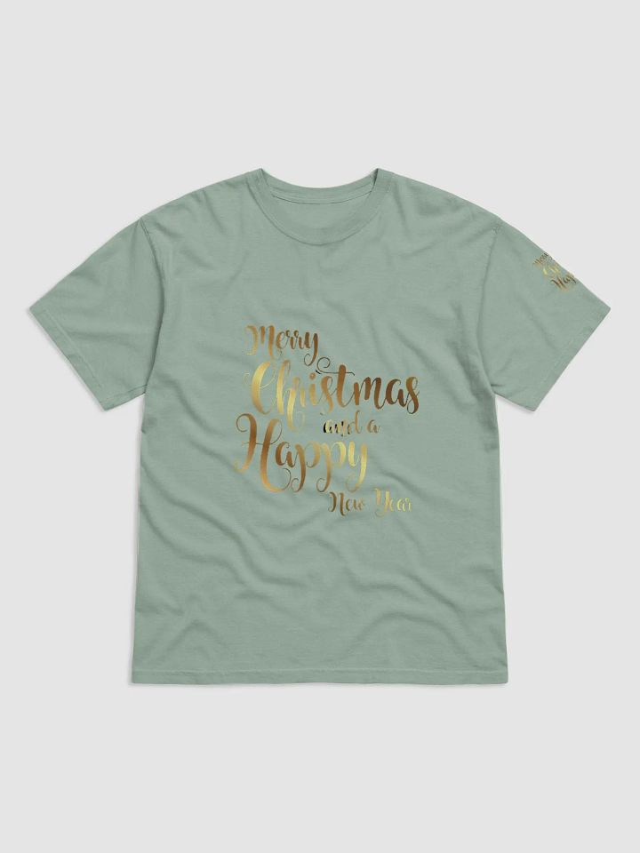 Golden Festive Script T-Shirt product image (4)