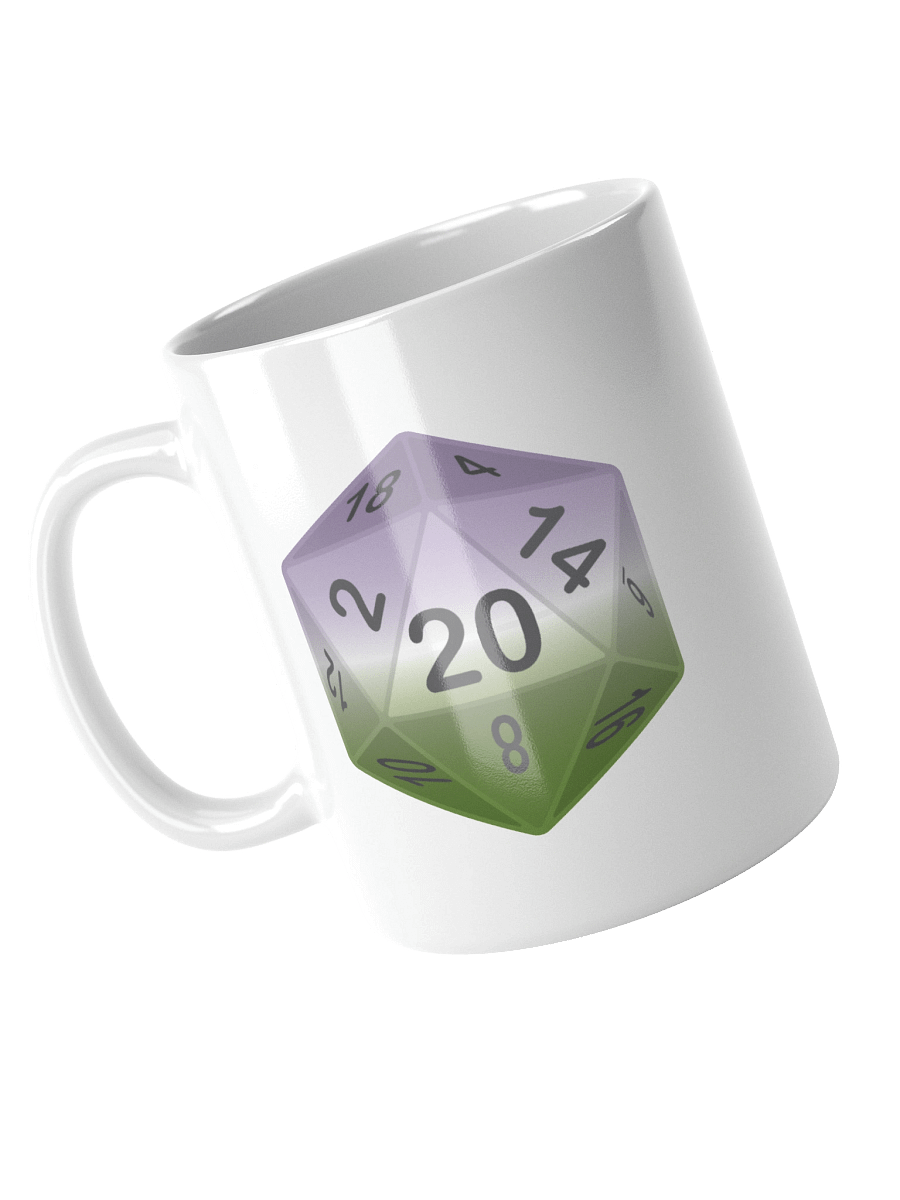 Genderqueer Pride D20 Mug product image (7)