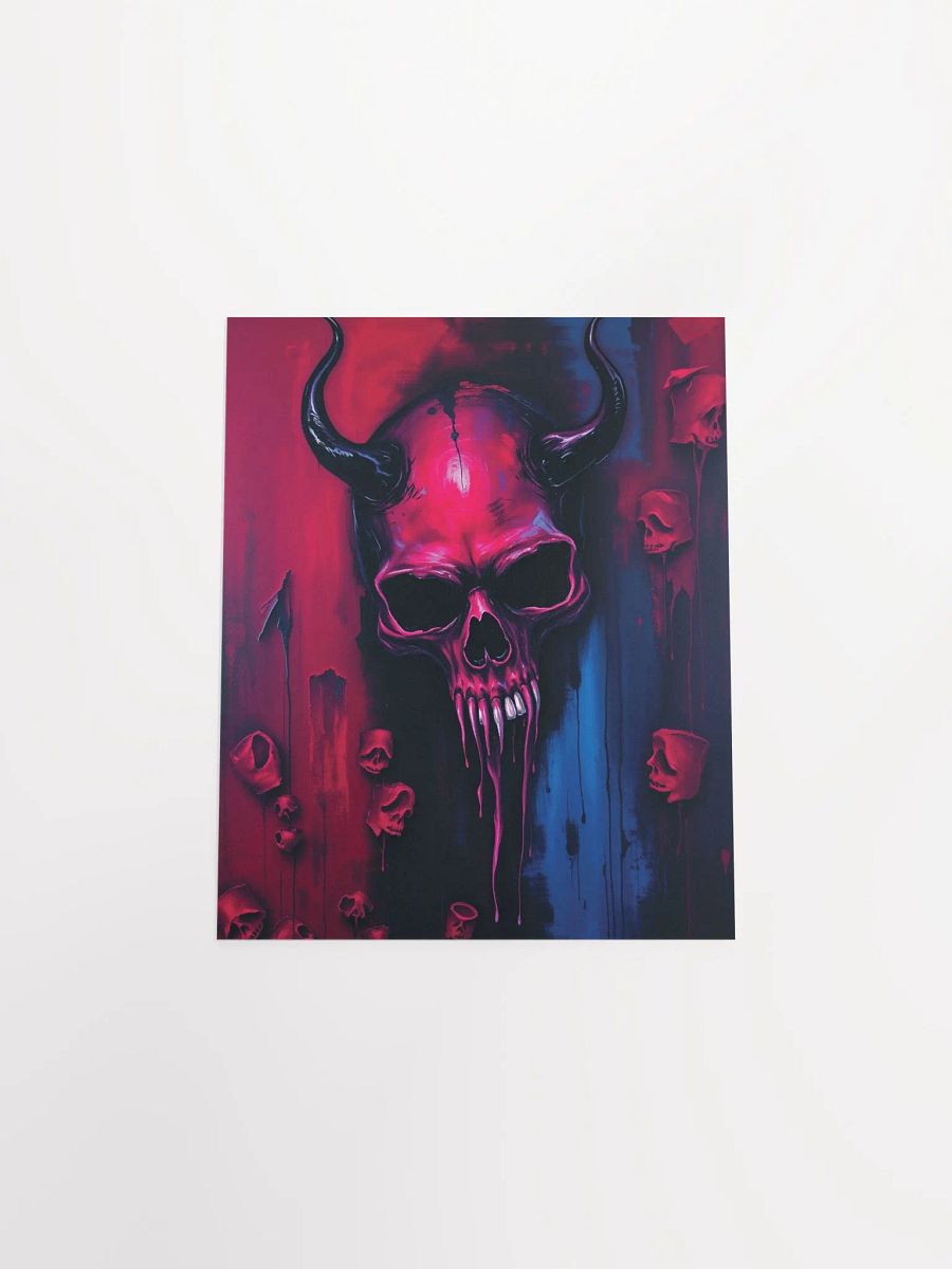 Surreal Horned Skull Poster product image (26)