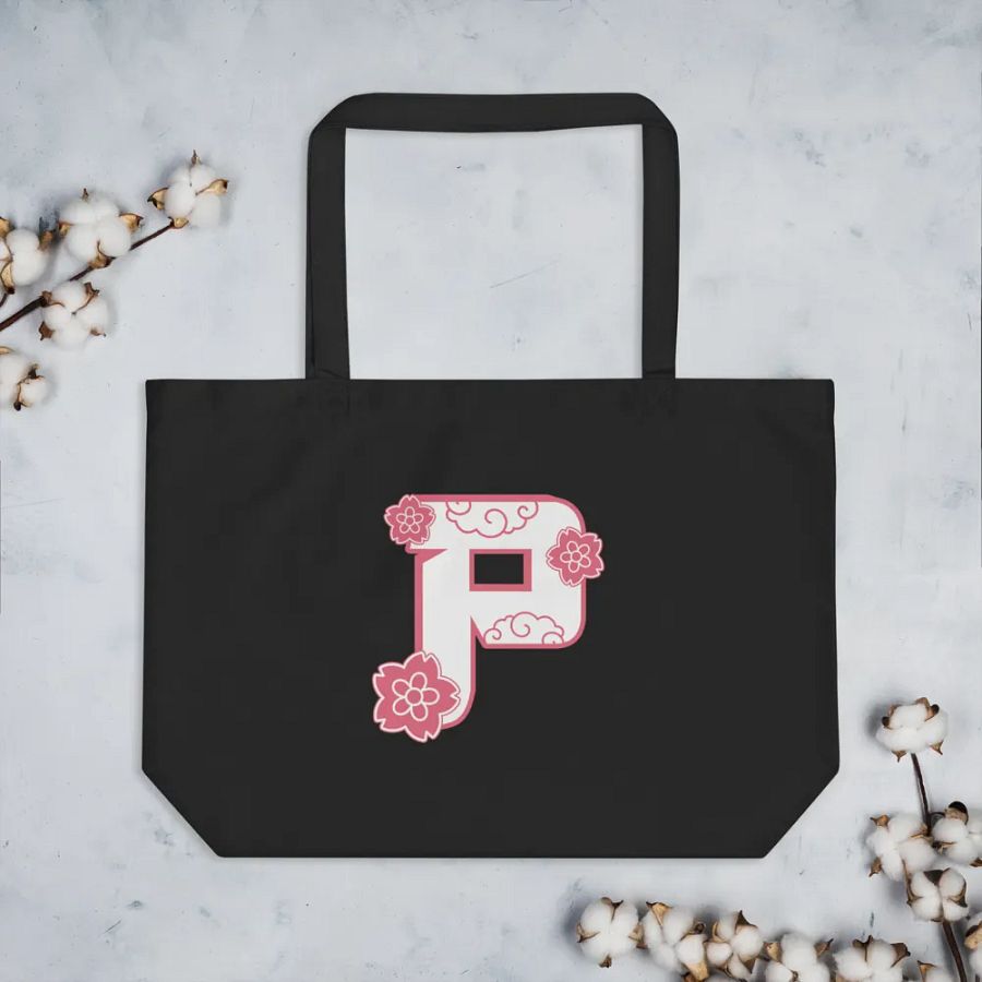 Sac fourre-tout floral fantaisiste logo Pichuhime product image (4)