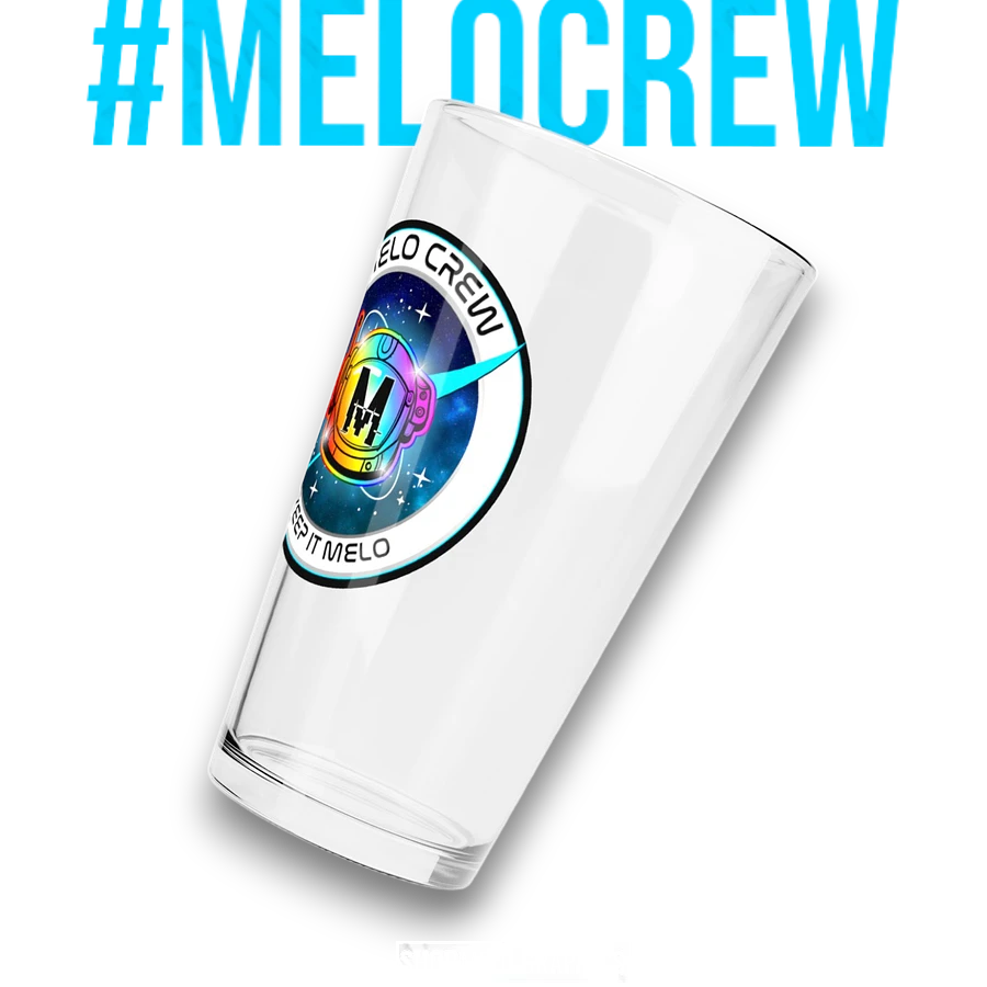 #MeloCrew Badge - Pint Glass | #MadeByMELO product image (3)