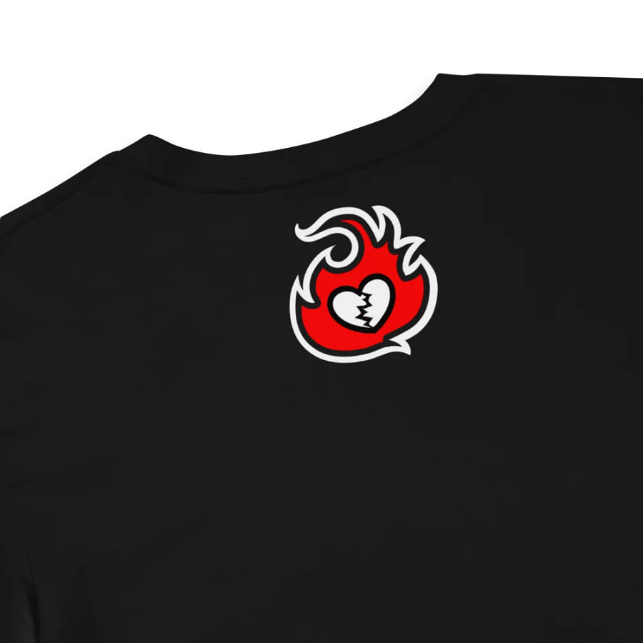 Heartbreaker Virtual Meow // Crop Top - Black and Red product image (9)
