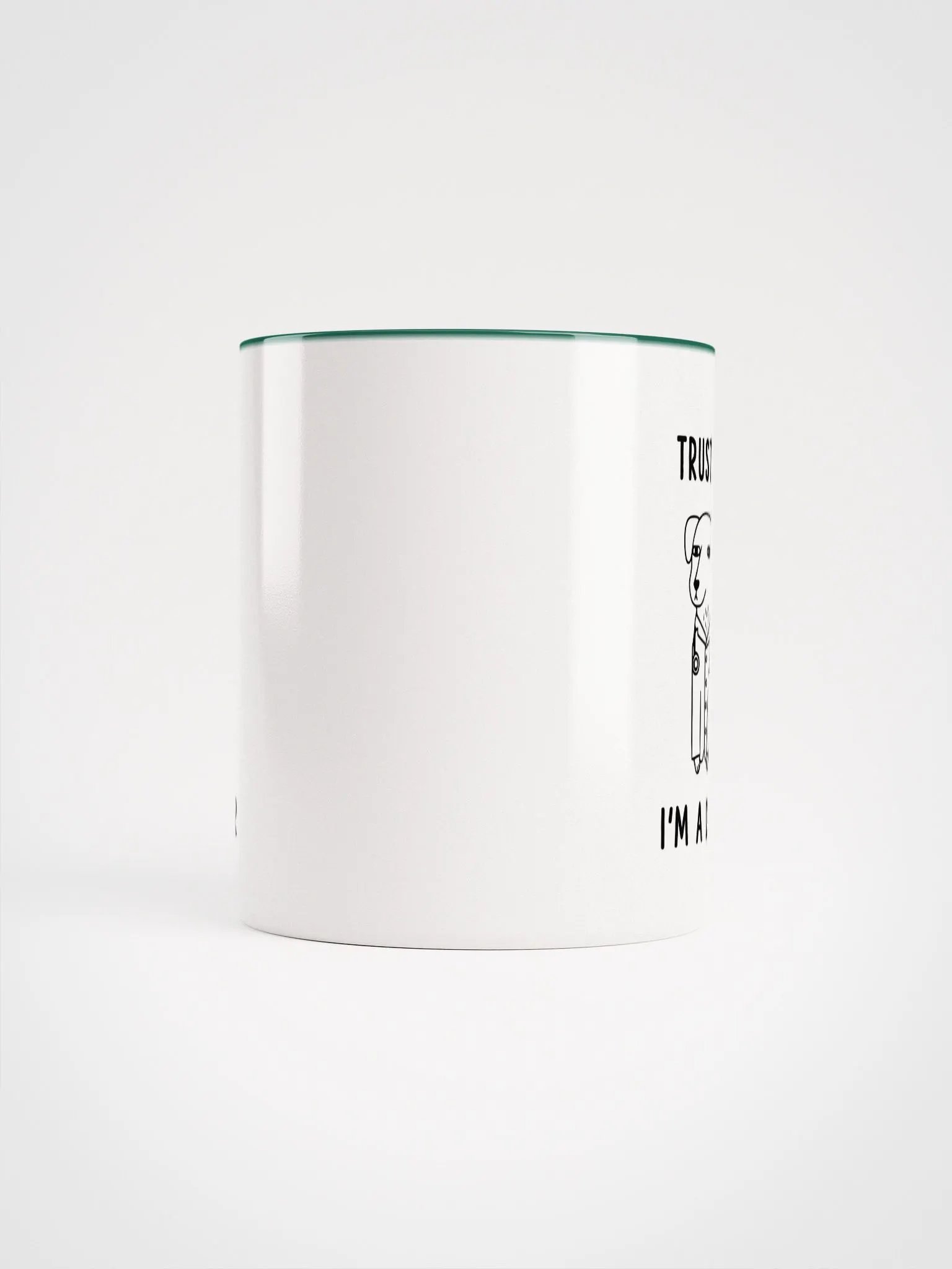 "I'm a Dogtor" Ceramic Mug with color inside product image (4)