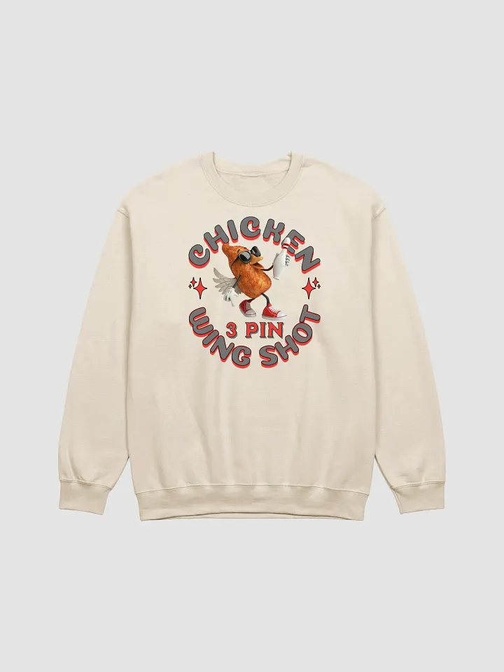 Chicken Wing Shot 3 Pin Bowling Funky Crewneck product image (13)