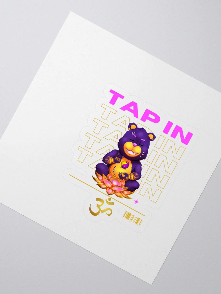 Zen Bear Kiss Cut Stickers product image (2)