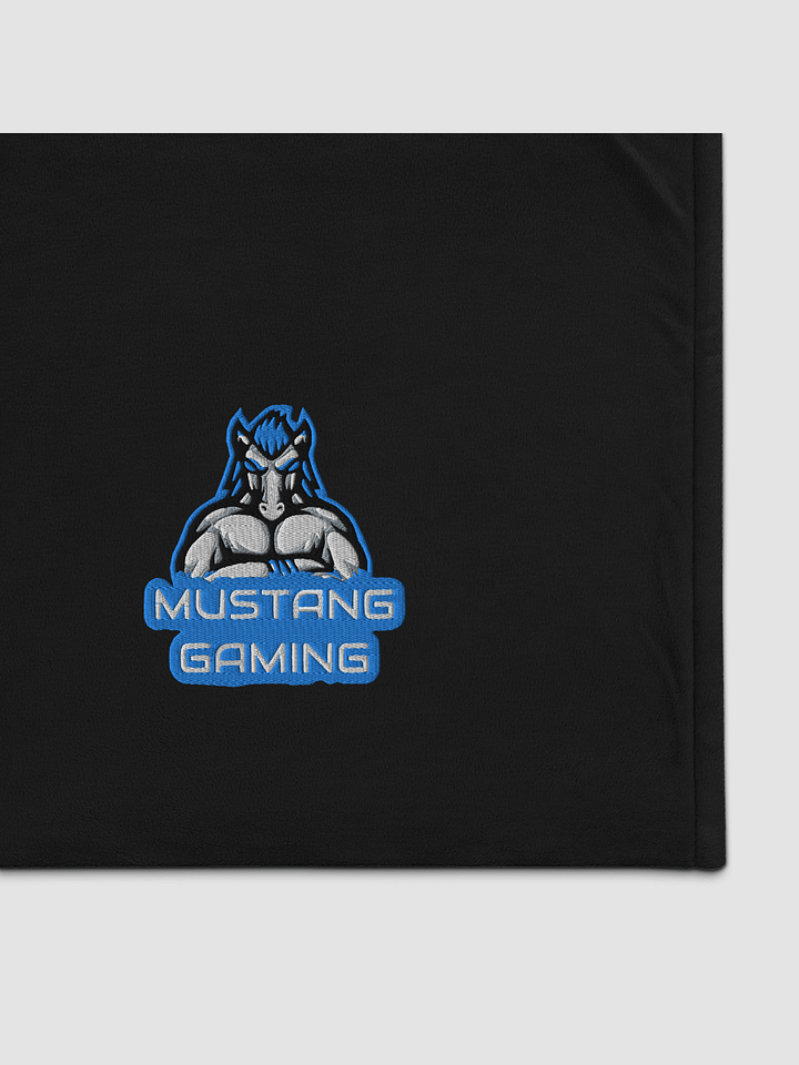 [MustangGamingLive] Port Authority Embroidered Premium Sherpa Blanket Port Authority BP40 product image (1)