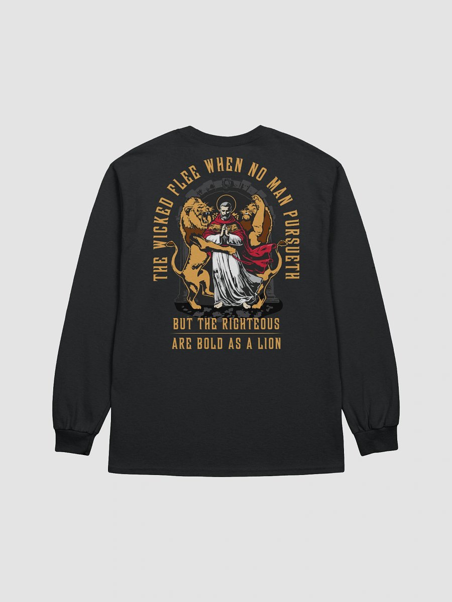 The rigtheous are BOLD as a LION - Long Sleeve T-Shirt product image (3)