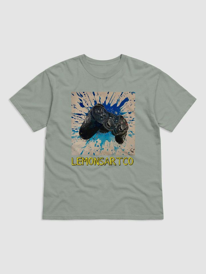 Game Station 2 Controller Garment-Dyed Cotton T-Shirt product image (1)
